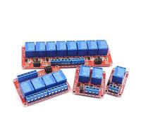 Modulo relè 5V 12V 24V con uscita relè optoaccoppiatore 1 2 4 6 8 canali Modulo relè Controllo apparecchiature di automazione(6 Channel 5V,10PCS)