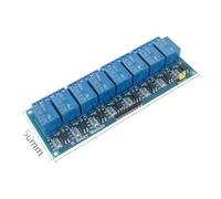 Modulo relè 5V 12V 24V con uscita relè optoaccoppiatore 1 2 4 6 8 Modulo relè a 16 vie for il controllo delle apparecchiature di automazione(5V,8 Way)