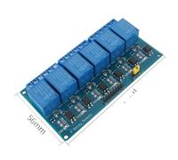 Modulo relè 5V 12V 24V con uscita relè optoaccoppiatore 1 2 4 6 8 Modulo relè a 16 vie for il controllo delle apparecchiature di automazione(24V,6 Way)