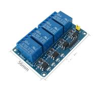 Modulo relè 5V 12V 24V con uscita relè optoaccoppiatore 1 2 4 6 8 Modulo relè a 16 vie for il controllo delle apparecchiature di automazione(24V,4 Way)