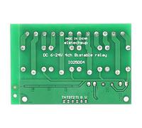 Modulo Relè 6-24V DC, 4 Canali Flip - Flop Trigger a Basso Impulso, Modulo Autobloccante per Smart Home