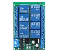 Modulo Relè 8 Canali DC 12V, Scheda di Controllo Programmabile, Dimensioni 90x63x18mm - Controllo Preciso con 6 Comandi, Ideale per Elettrodomestici
