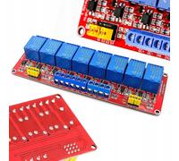 Modulo Relè 8 Canali Rosfix - 5V H/L | 10A per Canale | per Arduino