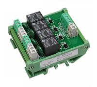Modulo relè a 4 canali 1 SPDT montaggio su guida DIN Modulo relè interfaccia 12V 24V DC/AC 220V 230V 5VDC 1 pz(FY-T734-5VDC)
