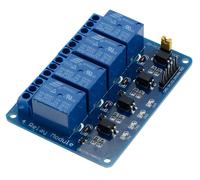 Modulo Relè A 4 Canali 12V Attivo Basso