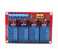 Modulo relè a 4 canali 5 V / 12 V / 24 V, scheda a relè optoaccoppiatore Trigger alto e basso per (5V)