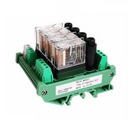 Modulo relè a 4 canali con protezione fusibile 1NO1NC 12V 24V AC/DC(FUSE-4C-12VACDC)