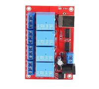 Modulo relè a 4 canali Unità USB Scheda relè gratuita Scheda PLC di controllo computer 3 modalità operative adatte ovunque (5v)