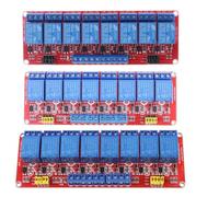 Modulo relè a 8 canali con isolamento dell'accoppiatore ottico, capacità di carico 10A e modalità a doppio grilletto per controllo PLC, IoT e automazione