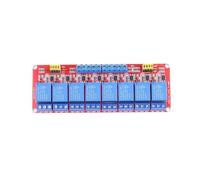 Modulo relè a 8 canali con isolamento dell'accoppiatore ottico, trigger di livello alto e basso, carico 10A, alimentazione 5V/12V/24V, per automazione PLC, controllo IoT, sviluppo di circuiti