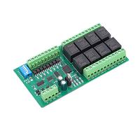 Modulo relè a 8 canali Scheda relè autobloccante Risposta rapida con funzione di ripristino hardware DC 24V per sistemi automatizzati