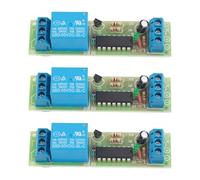 Modulo relè a canale 3 pezzi con isolamento accoppiatore ottico chip Cd4013 5Vdc unipolare doppio tiro per progetti fai da te di controllo del circuito