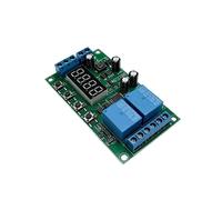 Modulo Relè A Doppio Canale YF-7 DC7-30V con Ritardo, Interruttore di Controllo, Timer Ciclico Multifunzionale A Impulso 0.01s-999m