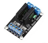 Modulo relè a stato solido, 12 V 2 4 8 canali con protezione fusibile per applicazioni IoT di sistemi industriali di automazione PLC, nero (C)