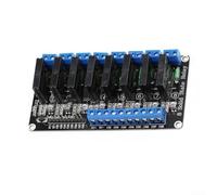 Modulo relè a stato solido 5V con 8 canali e indicatori LED per un chiaro stato di funzionamento