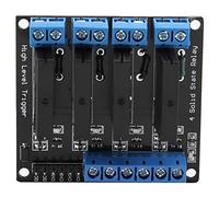 Modulo relè a stato solido a 5 canali a 4 V DC-AC Trigger ad alto livello con fusibile 2A Relè Relè