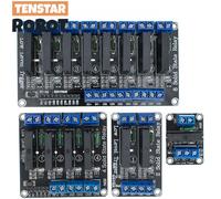 Modulo relè a stato solido a basso livello 5V 1 2 4 8 canali SSR G3MB-202P Uscita 240V 2A con fusibile resistivo per Arduino