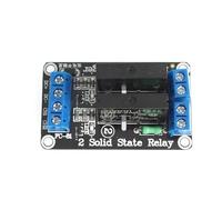 Modulo relè a stato solido G3MB-202P ad alto livello da 1, 2, 4, 8 canali, 5 V CC, for Arduino(2 Channel)