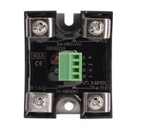 Modulo relè a stato solido monofase SSR DC Control AC 40DA 40A con ritardo di tensione 24-480AC