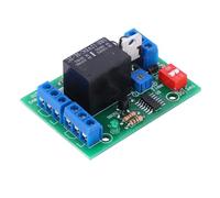 Modulo Relè a Tempo 12V CC DPDT con Timer, Interruttore a 2 Canali per Ritardo Accensione Spegnimento, Controllo Flusso Aria e Acqua, 10-16V