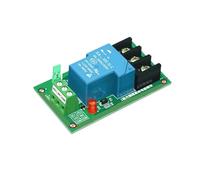 Modulo relè ad alta corrente a 1 via, 30 A, ingresso 5 V, 12 V e 24 V, modulo relè for montaggio su guida DIN. Modulo di controllo industriale PLC(Without PCB Carrier,Input 12V)