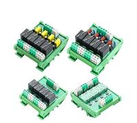 Modulo relè collegabile a 4 canali relè 220 V CA 12 VA 24 V CA CC montaggio su pannello guida DIN for scheda PLC di automazione CA/CC 24 V-245 V, Parti(24-245VACDC)