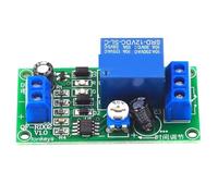 Modulo relè con ritardo di tempo 12 V CC, scheda interruttore timer regolabile, ritardo di attivazione, modulo interruttore di spegnimento