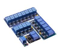 Modulo relè DC 5V 12V a 1 canale, 1, 2, 4, 6, 8 canali, con optoaccoppiatore, trigger a basso livello, scheda di espansione a 1 via for(8 channel relay 5V)