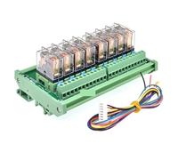 Modulo relè di interfaccia G2R-1-E 16A 12V 24V CC 8 canali 1 SPDT montaggio su guida DIN compatibile PNP NPN(DC 12V)