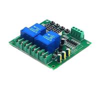 Modulo relè di inversione motore a doppio canale, scheda controller di direzione motore AC DC 12V/24V, driver a doppio relè per commutazione pompa valvola