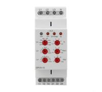 Modulo relè di tensione trifase GRV8-10/M265 Controllo di sovratensione per montaggio su guida DIN Display digitale per protezione della carica della batteria Gamma 127V-265V