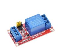 Modulo relè di trigger di livello alto/basso, 1/2/4/6/8 canali, 5 V, 12 V, 24 V, modulo di controllo intelligente for la casa, con uscita di isolamento optoaccoppiatore(5V 1 Channel Red)