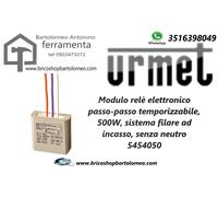 Modulo rele elettronico passo-passo temporizzabile, 500W, sistema filare ad inca