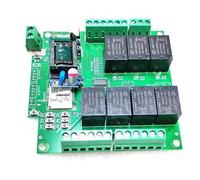 Modulo relè for casa intelligente Tuya Wifi a 7 canali, scheda di controllo remoto, interruttore, controller, supporto manuale, pulsante apertura(12V no box)