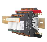 Modulo Relè For Guida DIN Da 10 Pezzi HF 41F Con LED Relè Sottile Da 6 A Relè Ad Alta Frequenza Da 5 V 12 V 24 V 41F-5-ZS 41F-12-ZS 41F-24-ZS(10PCS 41F 12V)