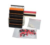Modulo relè for guida DIN da 10 pezzi HF 41F con LED Relè sottile da 6 A Relè ad alta frequenza da 5 V 12 V 24 V 41F-5-ZS 41F-12-ZS 41F-24-ZS(24V BLACK)