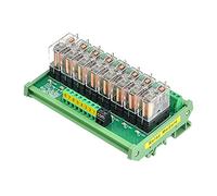 Modulo relè G2R1, BMZ-K1 DC 24 V 16 A 8 canali, modulo relay isolante, scheda amplificatore di segnale PLC rimovibile da 35 mm