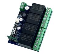 Modulo relè intelligente con interruttore Wi-Fi intelligente a 4 canali, DC 5V 12V 24V 48V, timer per telefono, telecomando per la casa