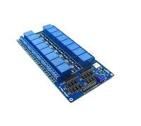 Modulo relè Jqc-3ff-sz a 1/2/4/6/8 vie 5V12V24V con scheda di sviluppo for trigger di basso livello con isolamento optoaccoppiatore(16 Way,24V)