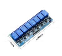 Modulo relè Jqc-3ff-sz a 1/2/4/6/8 vie 5V12V24V con scheda di sviluppo for trigger di basso livello con isolamento optoaccoppiatore(8 Way,5V)