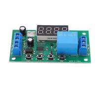 Modulo Relè Multifunzionale con Ritardo Temporizzato 0,1s-9999999,9s, Precisione 0,01s - 12V Scheda Relè per Automazione Casa e Misuratori EMF, Installazione Semplice