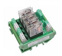 Modulo relè NG2R 4 canali 1NO 1NC SPDT 12 V 24 V AC DC PLC 1 pezzo(FY-NG2R-4C-12VACDC)