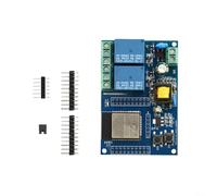 Modulo relè, per modulo relè doppio ESP32, AC 90-250V Scheda di controllo Smart Home 4MB Flash per progetti di apprendimento di sviluppo secondario di automazione IoT