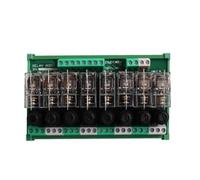 Modulo relè PLC a 8 canali 12V/24V DC SPDT 8A Montaggio su guida DIN | Modulo relè PLC a 8 canali con protezione fusibile, contatti SPDT 8A, montaggio su guida DIN.(24VACDC,2Channel)