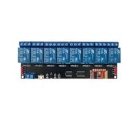 Modulo Relè Porta Seriale a 8 canali DC5V 120ma TTL, Scheda Relè con Modalità di Interblocco Autobloccante e Punto di Intervento con Supporto Controllo RF, 128x48x16mm