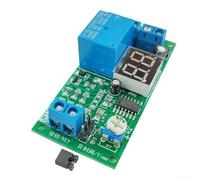 Modulo relè, relè di ritardo 12 V con display digitale, controllo preciso della temporizzazione 1-99s/min, interfaccia di facile lettura per progetti fai da te