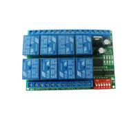 Modulo Relè RS485 A 8 Canali da 12 V - Interruttore di Controllo Remoto Seriale con Protocollo Modbus RTU / Scheda di Controllo PLC