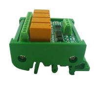 Modulo Relè RS485 RS422 A 4 Canali, Dimensioni Ridotte E Basso Consumo Energetico, MODBUS RTU COM UART, Porta Seriale, Interruttore, Custodia For Guida DIN, DC 12V 24V(DC 24V With DIN BOX)