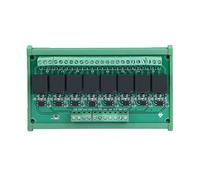 Modulo relè, scheda di espansione isolamento fotoaccoppiatore anti-interferenza Relè di livello alto e basso 5V/12V/24V per PLC per SCM per apparecchiature di automazione