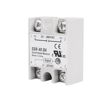 Modulo relè statico industriale Singh Phase SSR 40 DA 3-32 V 12 V DC Ingresso e 24-380 VAC 220 V 40 A AC Uscita Carica SSR-40DA 1 pz